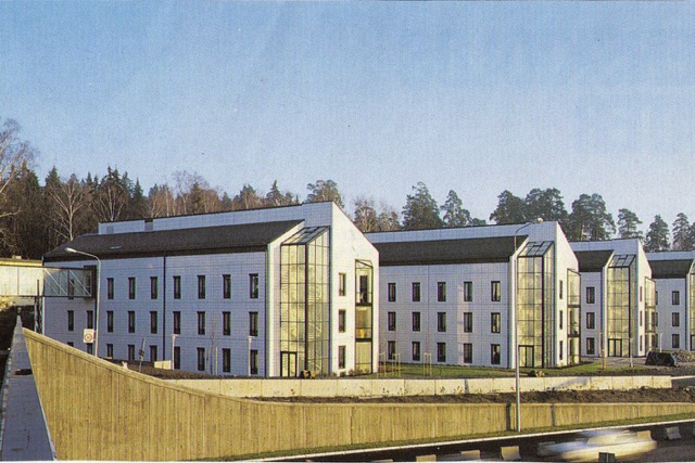 Huitfeldt Gården, SAS | Fornebue, Norway | 
Architect: Fosse og Aasen. Office building of 3.660 m2 for Scandinavian Airlines.

